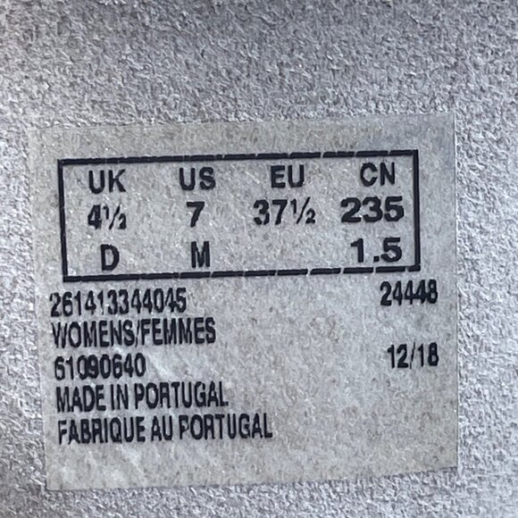 Clarks Women’s Gold Leather Crisscross Straps Slip-On Sandals Size 7 - Picture 5 of 7